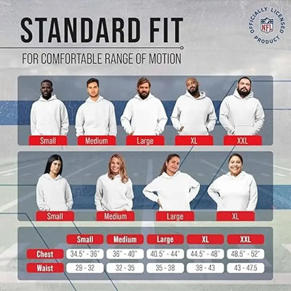 NEW Campus Colors Los Angeles Chargers Hoodie Sweatshirt Gray Mens Size Medium - Picture 3 of 5